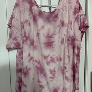 Torrid Tie-Dye Short Sleeve Women's Top